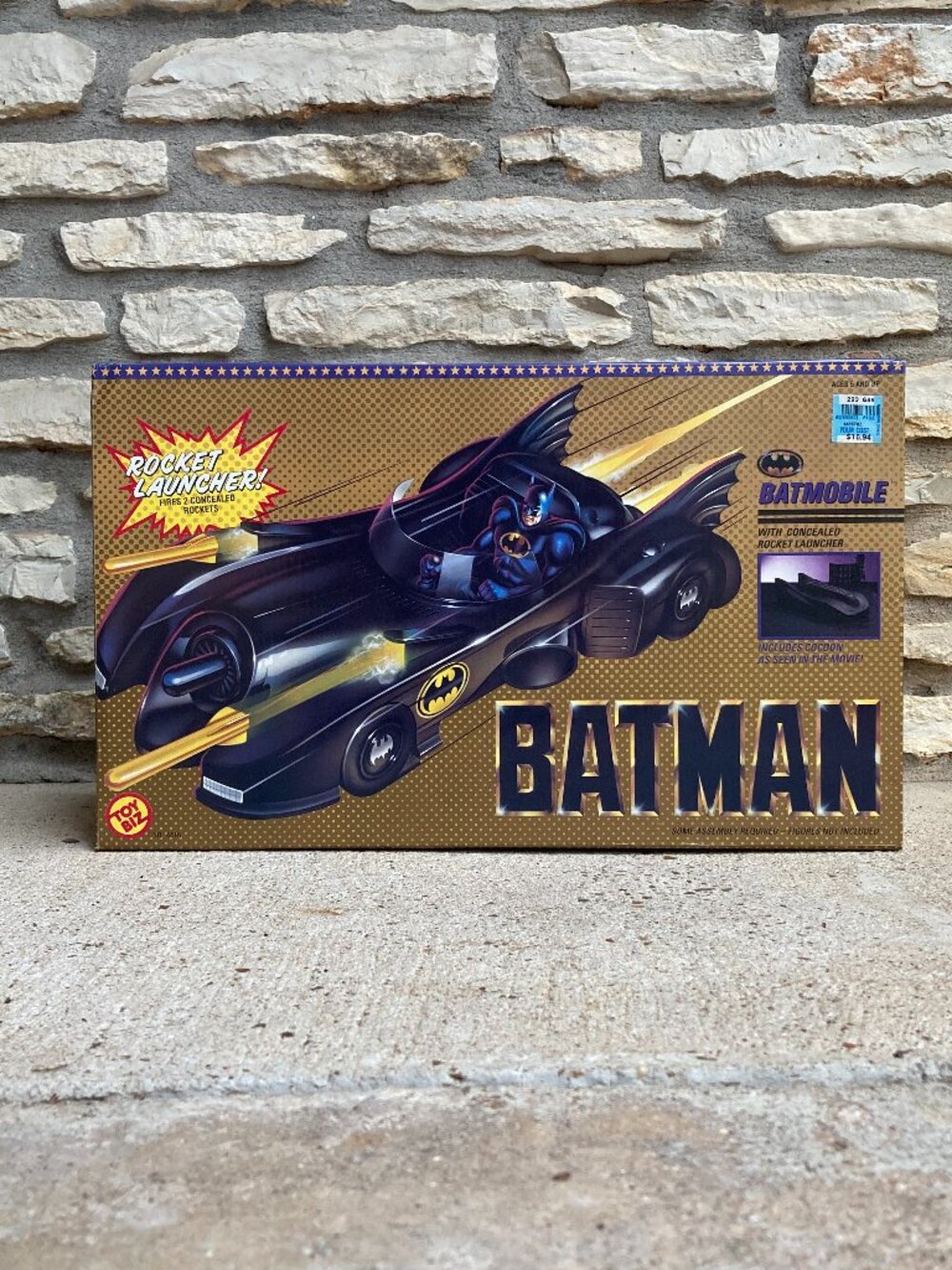 Batman Batmobile Vintage Movie Vehicle 1st Release 1989 ToyBiz DC Comics